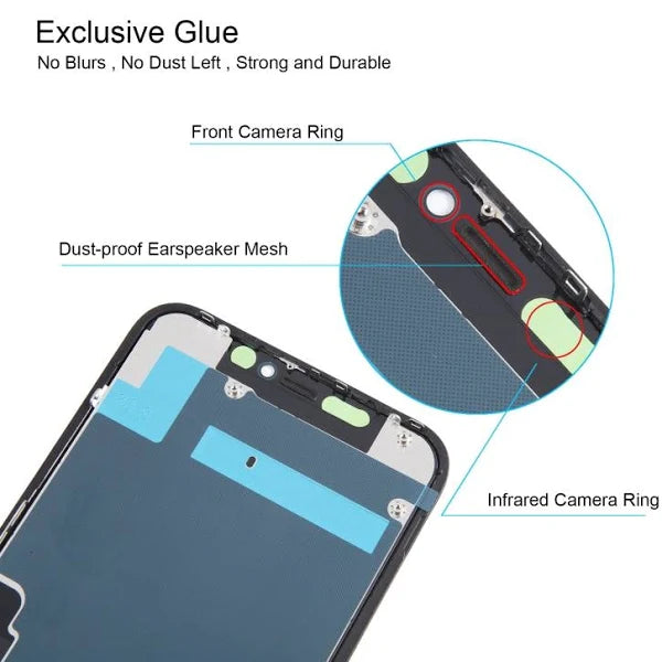 Incell LCD Assembly for iPhone 11 Screen Replacement (Reserved OEM IC Pads) Incell LCD Assembly for iPhone 11 Screen Replacement (Reserved OEM IC Pads)